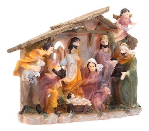 Juego De Figuras De Belén Navideño, Coleccionables, Adorno