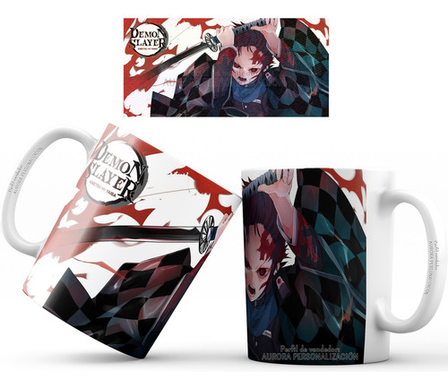 Mug Taza Pocillo Demon Slayer Anime Serie 08