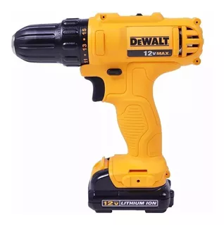 Furadeira e Parafusadeira 10mm Dewalt, Modelo DCD700C2, Sem Fio, Furadeira Profissional de Alta Qualidade, 2 Baterias, 1 Carregador, Bivolt