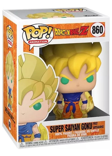 Funko Pop!  Super Saiyan Goku First App #860 Dragon Ball Z