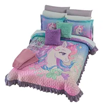 Comprar Colcha Matrimonial Unicornio Star C\u002Ffundas Colchas Concord