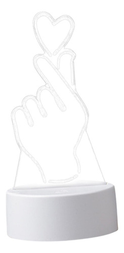 2 Lámpara De Escritorio Decorativa Usb De Acrílico Con