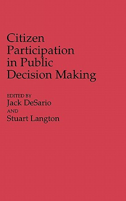 Libro Citizen Participation In Public Decision Making - D...