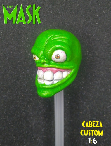 The Mask (la Mascara). 1:6 Head Sculpt. Custom Resina. (Usado)