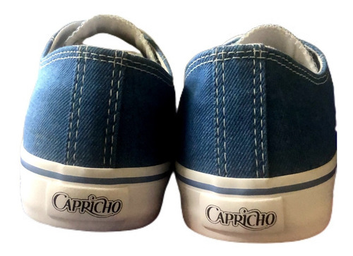 Imagem 3 de 3 de Tênis Feminino Capricho Cano Curto Jeans Original