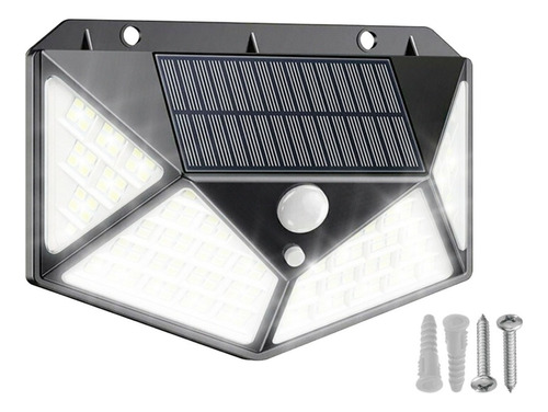 Panel Reflector Solar 162 Led Sensor Movimiento 3 Funciones Color de la carcasa Negro Color de la luz Blanco