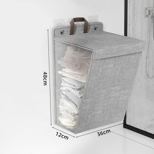Cesto De Ropa Sucia Plegable Para Colgar En La Pared