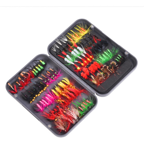 Kit De Moscas De Pesca Com Mosca: 20/100 Unidades De Iscas V