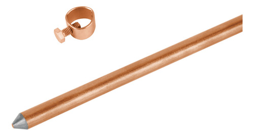 Kit De Varilla Para Tierra Física 1/2 X 1m Con Conector