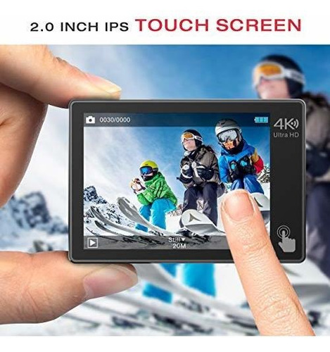 Actualización Campark X20 Cámara De Acción Nativa 4k Ultr