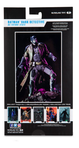 Figura De Acción Mcfarlane Toys Dc Multiverse Dark Detective