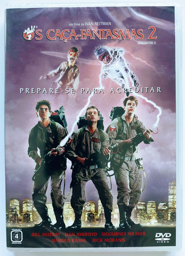 Dvd Os Caça Fantasmas - 4 Filmes Lacrados E Originais.