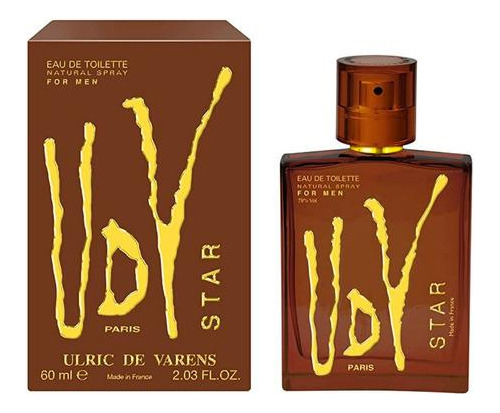 Perfume Ulric De Varens Udv Star Edt 60ml Original Oferta