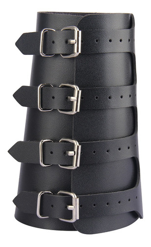 Brazalete De Pulsera De Pulsera Punk Negro