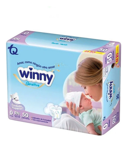 Pañal Winny Etapa 0 Rn X200 - Unida - Unidad a $858