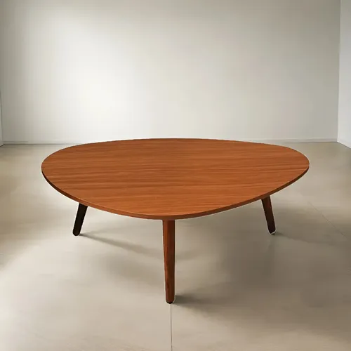 Mesa de Centro para Sala Madeira Orgânica 69cm - Mel