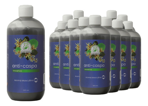 Shampoo Para Hombre Anti-caspa (500ml) 12 Pack