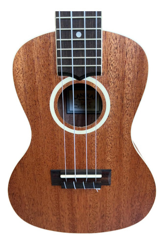 Lanikai, Ukelele De 4 Cuerdas, Negro, Cromado (lu21-c)