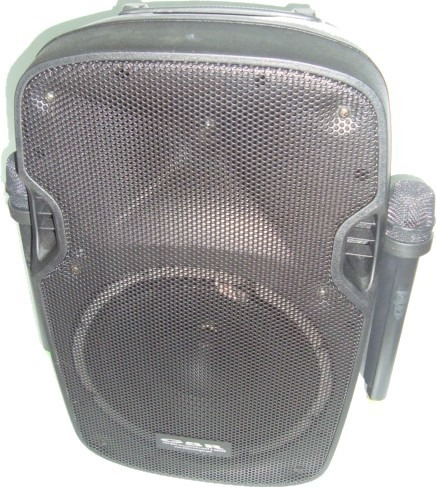 Bafle Bateria 2 Mic Inalambricos Linea Pro Mp3 Blut Outlet