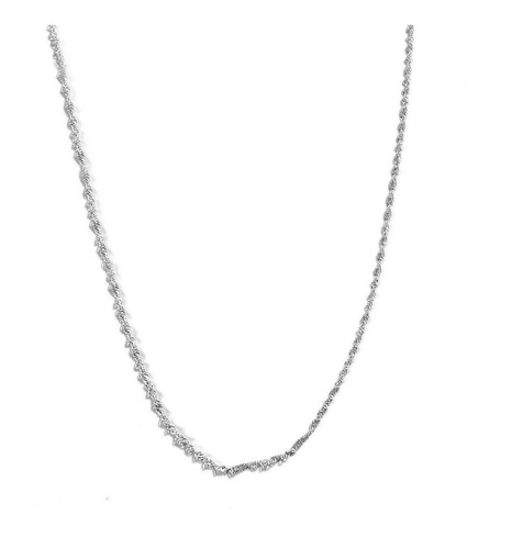 Cadena De Plata 925 Singapur Gogo Accesorios Color Gris