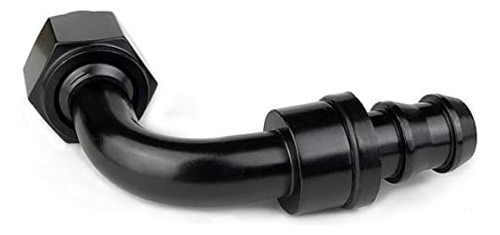 4an 90 Grados De Aluminio An Hembra Giratorio Push-on/lock M