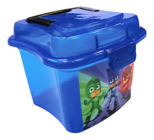 Recipiente Organizador 1 Litro Con Manija - Pj Masks