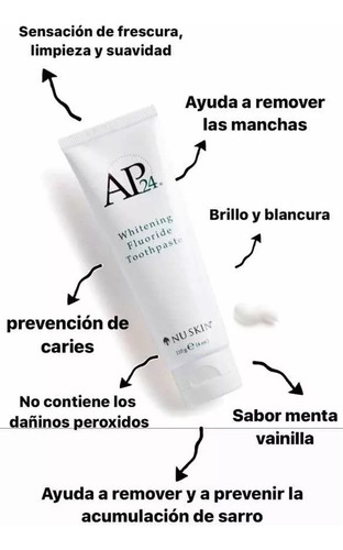 Pasta Dental Blanqueadora Ap24 Nuskin - No1 Usa!