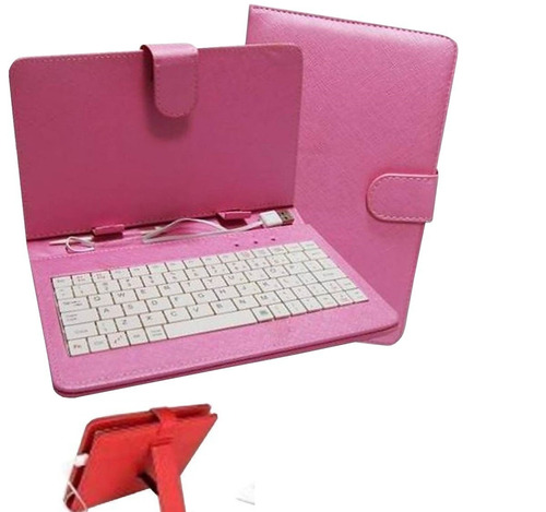 Capa Case Universal Com Teclado Usb Para Tablet 10 Polegada