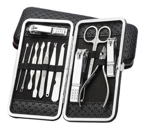 Set Herramientas Maleta Manicure Set Manicure Permanente 12p