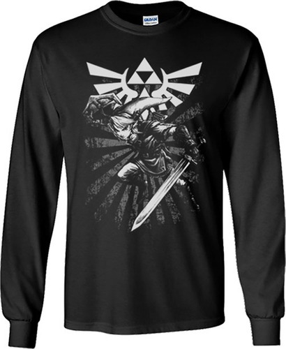 Zelda Playeras Manga Larga Para Hombre Y Mujer D3