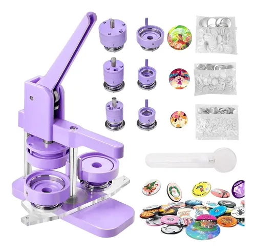 Buttonmaker Machine 1+1.25+2.25 Inch, Button Press Machin... | MercadoLibre