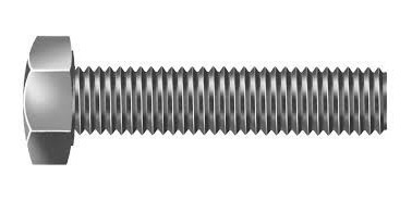 Parafuso Sextavado Inox 5/16 X 1 - Caixa Com 100 Peças