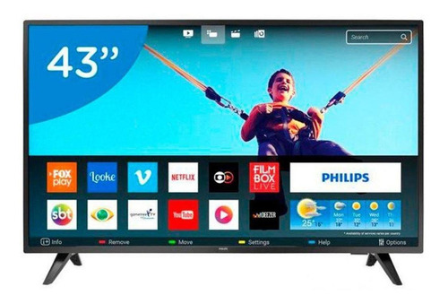 Smart Tv Ultra Slim 43 Philips Full Hd Led 43pfg5813 Wifi