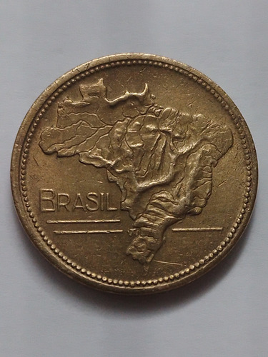 Moeda Bronze 2 Cruzeiros Ano 1945 Com Sigla Lote 4094