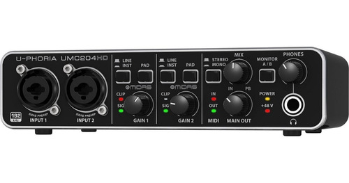 Interfase Behringer Mod. Umc-204hd
