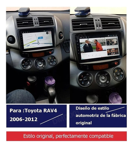 For Auto Radio Estéreo Android Gps Para Rav4 Rav 4 2006-2012