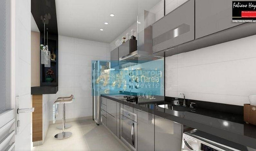 Imagem 7 de 27 de Apartamento Com 2 Dormitórios À Venda, 66 M² Por R$ 340.000,00 - Canto Do Forte - Praia Grande/sp - Ap0075
