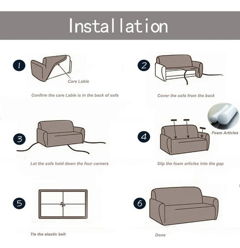 Protector Funda Elastica Para Sofa Cama Sillon Cover 2 Plaza