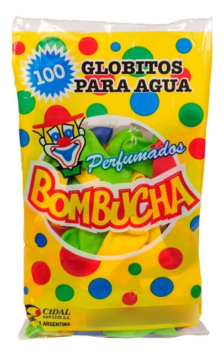 Bombucha Bombitas De Agua Kit X5 Bolsas X100 Unid Perfumadas