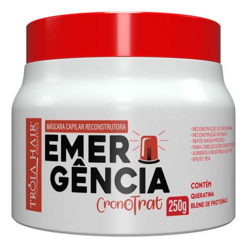 Leave-in Plena 300ml + Másc. Emergência Cronotrat 250g Tróia