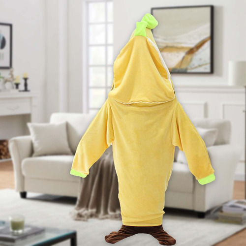 Manta De Plátano Manta Con Capucha Portátil Camisón De M