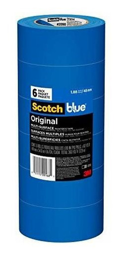 Cinta Adhesiva Scotchblue Multiusos, 6 Rollos