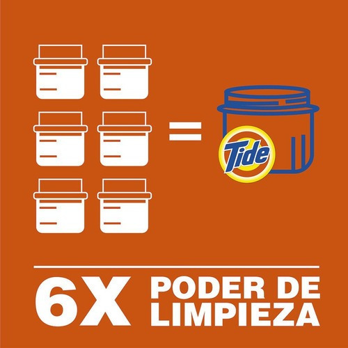Tide Orange Detergente He Original 96ld 4.43l Caja 4 Uds