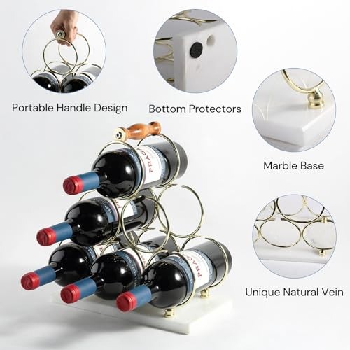 Estante De Vino Para Mesa Bcs Botellero Para Almacenamiento