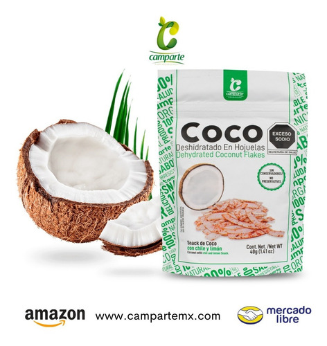 Mix De 28 Snacks Saludables De Coco Y Jamaica Deshidratada.