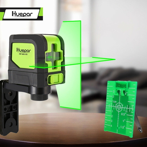 Imagen 2 de 7 de Nivel Láser Atonivelante Huepar - Verde - 40 Metros