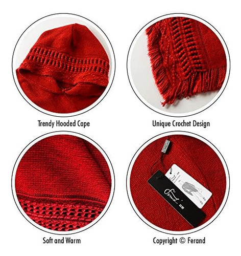 Capa Con Capucha Para Mujer Ferand Con Dobladillo Con De De