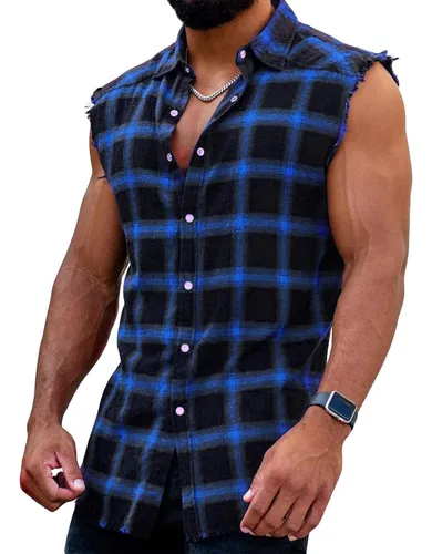 Camisa sin store mangas en ingles
