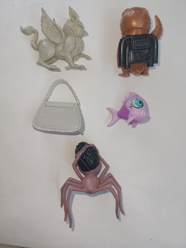 Monster High Lote De Mascotas (Usado)