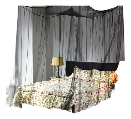 Cama Con Dosel De Esquina, Mosquitero, Cama Con Mosquitero, 